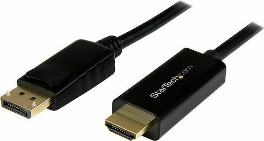 StarTech DisplayPort Cable Male to HDMI Male 1m Black