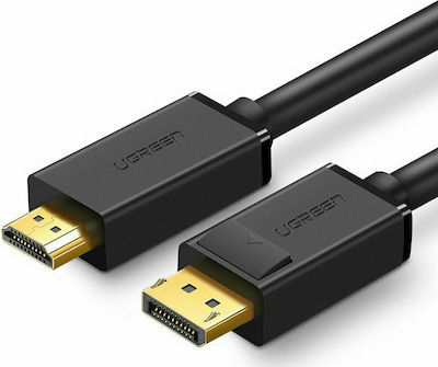 Ugreen Cable DisplayPort male - HDMI male 3m Μαύρο (10203)