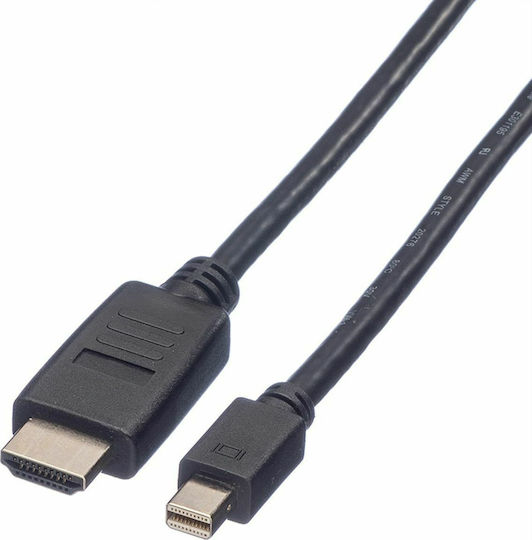 Roline Cable mini DisplayPort male - HDMI male 1m Black (11.99.5790)
