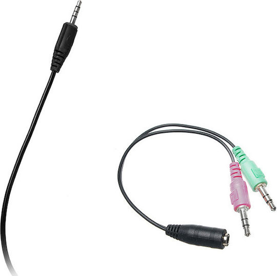 NOD Loud & Clear Over Ear Gaming Headset με σύνδεση 2x3.5mm