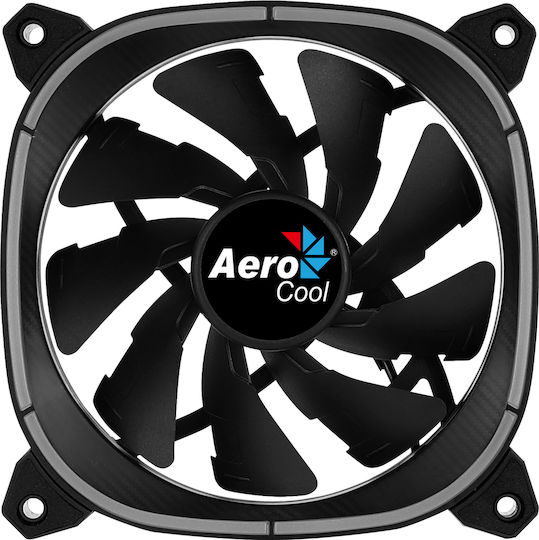 Aerocool Astro 12 Case Fan 120mm 1000rpm 42.1cfm with ARGB Lighting and 6-Pin Connection