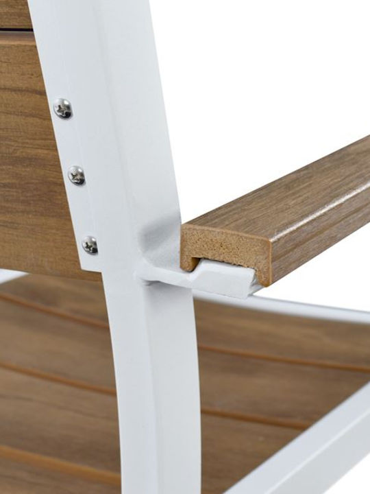 Garten- und Outdoor-Möbelsets Speisesaal 7 Stück Braun