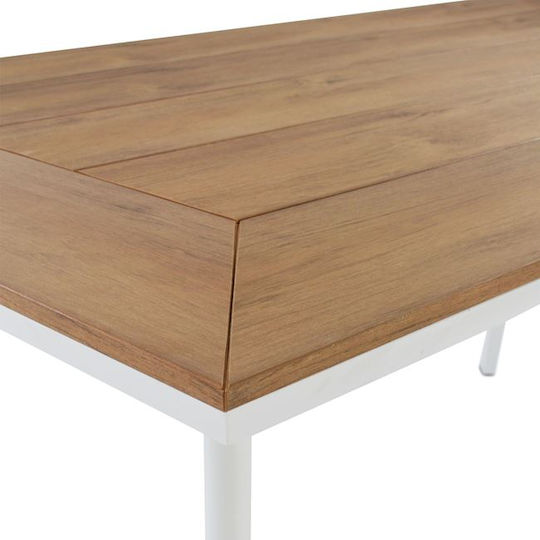 Garten- und Outdoor-Möbelsets Speisesaal 7 Stück Braun