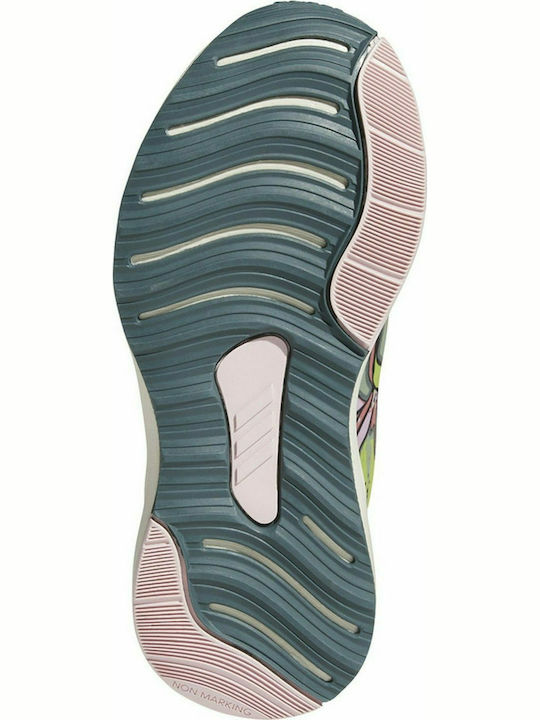 Fortarun Αθλητικά Παιδικά Παπούτσια Running με Κορδόνια Blue Oxide / Chalk White / Halo Green