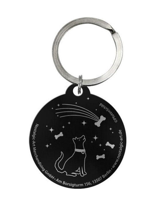 Nostalgic Art Set Keychain PfotenSchild Love Dog Metallic 2pcs