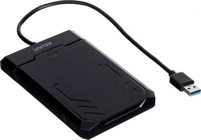 Unitek DiskGuard Raiden Hard Drive Case 2.5" SATA III with connection USB 3.1 in Schwarz color