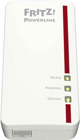 AVM Fritz!Powerline 1260E Powerline για Ασύρματη Σύνδεση Wi‑Fi 5 και 2 Θύρες Gigabit Ethernet