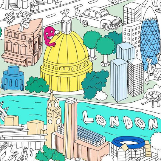 Omy Ζωγραφική Giant Poster London