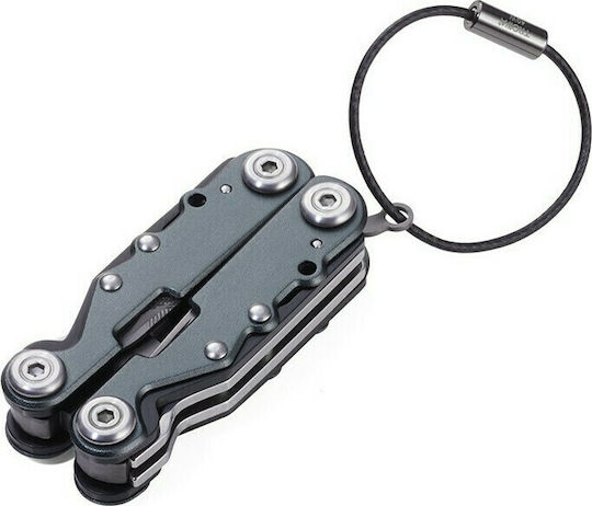 Troika Multitool Breloc Gri Cu Husă