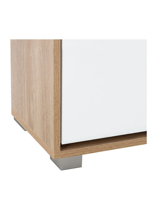 Suport pentru pantofi Davina cu 3 Rafturi Sonama - Alb L62xW24xH110cm