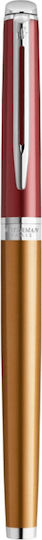 Waterman Hemisphere Special Edition Writing Pen Fine Orange with Blue Ink