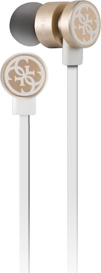 Guess In-ear Bluetooth Handsfree Ακουστικά Λευκά