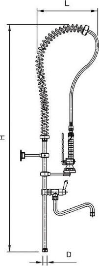 Fricosmos Commercial Use Sprinkler H120cm