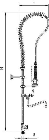 Fricosmos Commercial Use Sprinkler H130cm
