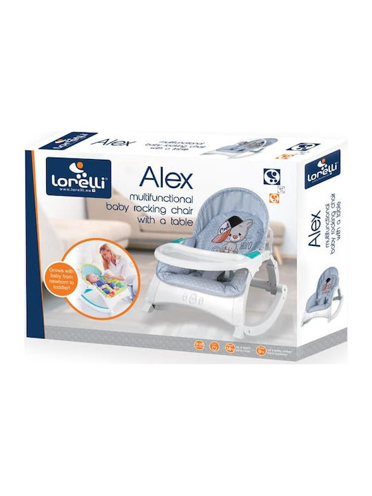 Lorelli Electric Baby Relax Alex with Music and Vibration Blue Stars for Child up to 9kg