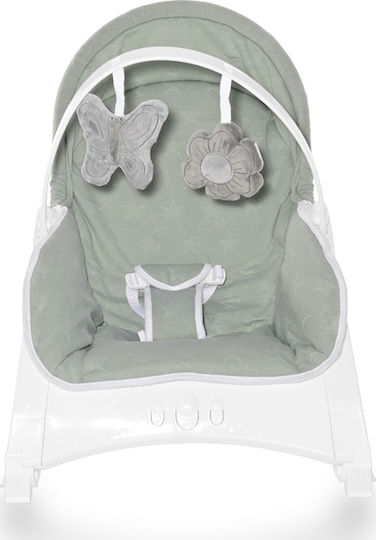 Lorelli Elektrisch Baby Relax Alex mit Musik Green Stars für Kind bis 18kg