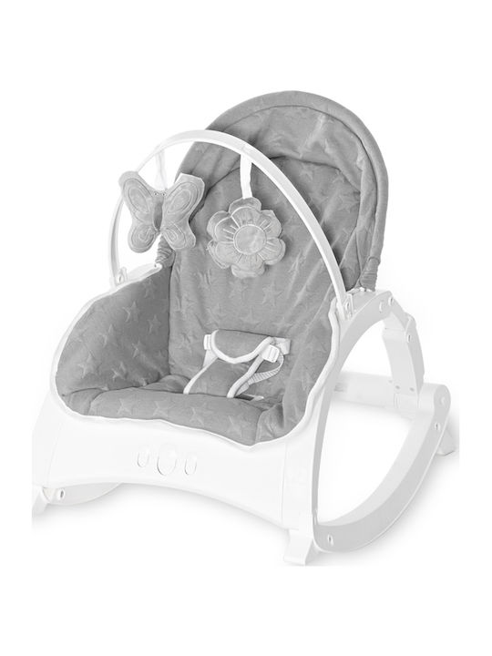 Lorelli Electric Baby Relax 3 in 1 Alex with Music and Vibration Grey Stars for Child up to 18kg