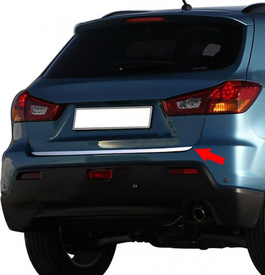 S-dizayn Mitsubishi Asx 2010> Τριμ Μαρκε Πορτ Μπαγκαζ (Χρώμιο/Ατσάλι) /SD