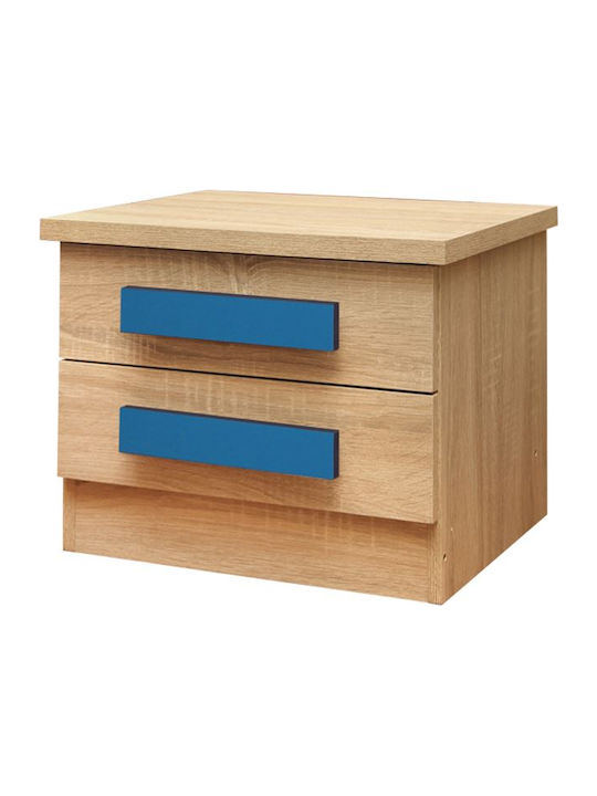 Wooden Kids Bedside Table Sonoma-Ciel 40x48x39cm