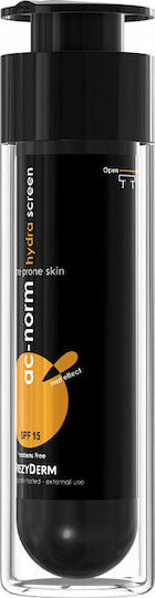 Frezyderm Ac-Norm Hydra Screen Αδιάβροχη Αντηλιακή Κρέμα Προσώπου SPF15 50ml