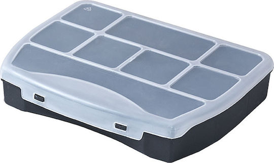 Patrol Domino Tool Compartment Organisers 44 Slot Black 32.5x26x6.5cm 3pcs