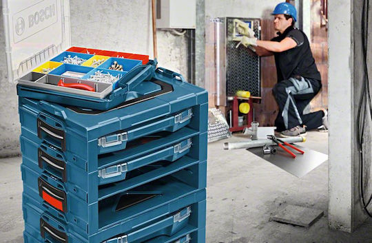 Bosch i-Boxx 72 Tool Compartment Organiser 10 Slot with Removable Box Multicolour 37.5x31.5x7cm