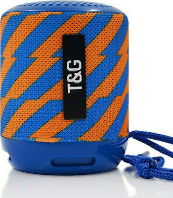 T&G Bluetooth-Lautsprecher 5W mit Radio und Batterielaufzeit bis zu 3 Stunden Blue/Orange