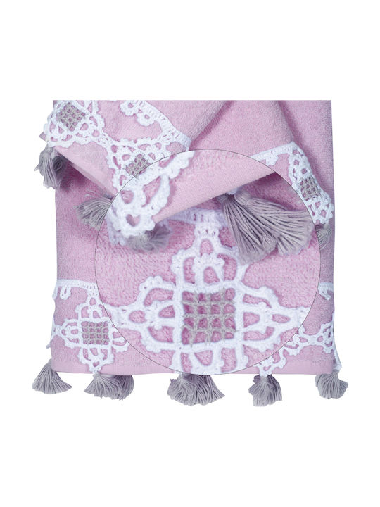 Das Home 3pc Bath Towel Set 0446 Lilac Weight 500gr/m²