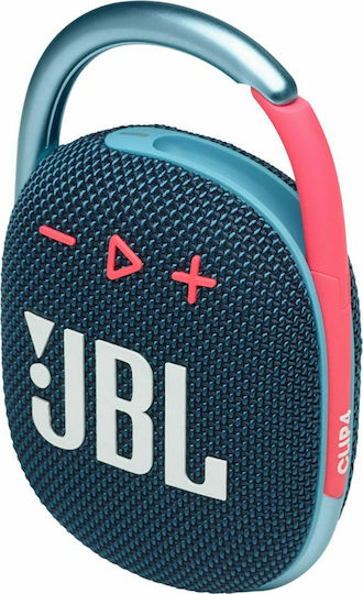 JBL Clip 4 Waterproof Bluetooth Speaker 5W with Battery Life up to 10 hours Blue/Pink
