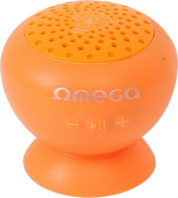 Omega OG46 Splash Bluetooth-Lautsprecher 3W mit Batterielaufzeit bis zu 3 Stunden Orange