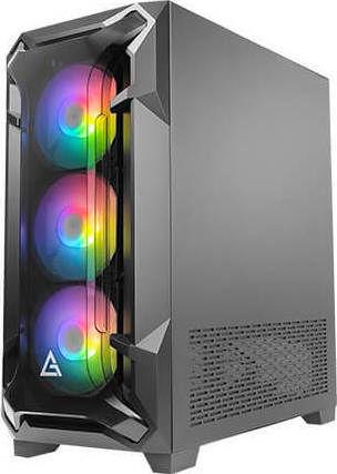 Antec DF600 Flux Gaming Midi Tower Κουτί Υπολογιστή με Πλαϊνό Παράθυρο Μαύρο