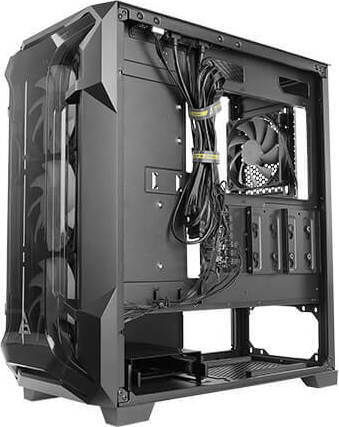 Antec DF600 Flux Gaming Midi Tower Κουτί Υπολογιστή με Πλαϊνό Παράθυρο Μαύρο