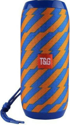 T&G TG-117 TG117 Bluetooth Speaker 5W with Radio and Battery Life up to 4 hours Blue/Orange