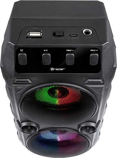 Tracer Superbox TWS Ηχείο Bluetooth 10W με Ραδιόφωνο και Διάρκεια Μπαταρίας έως 9 ώρες Μαύρο