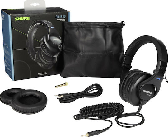 Shure SRH440 Wired Over Ear Headphones Black