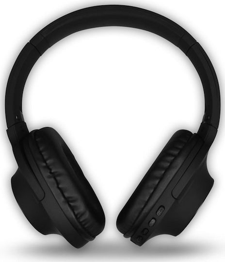 NOD Playlist Безжични Bluetooth Over Ear Слушалки с Радио с 8 часа Работа Черни