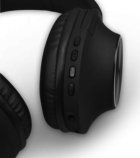 NOD Playlist Безжични Bluetooth Over Ear Слушалки с Радио с 8 часа Работа Черни