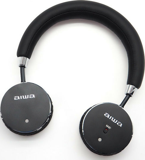 Aiwa HSTBTN-800BK Wireless / Wired On Ear Headphones with 18 hours of Operation Black
