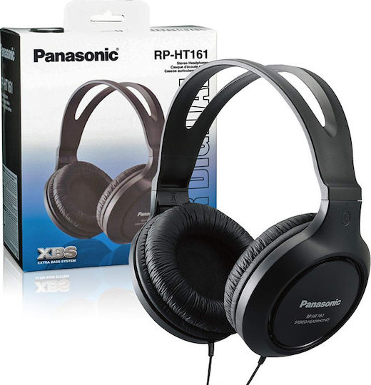 Panasonic RP-HT161 Ενσύρματα Over Ear Ακουστικά Μαύρα