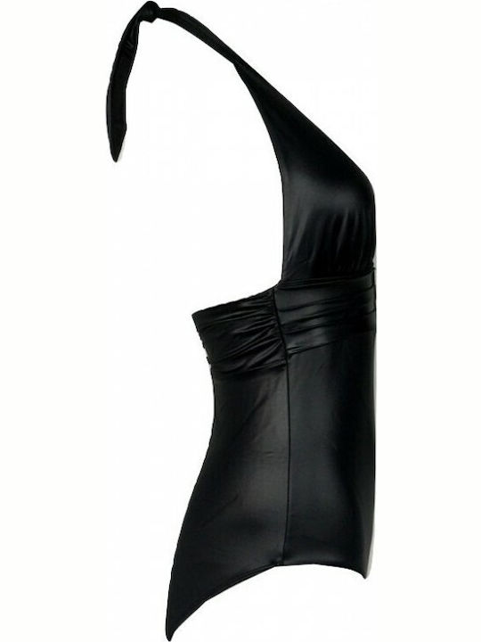 One-Piece Swimsuit with Padding Black