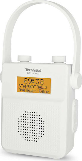 Technisat DigitRadio 30 Φορητό Ραδιόφωνο Επαναφορτιζόμενο DAB με Bluetooth Λευκό