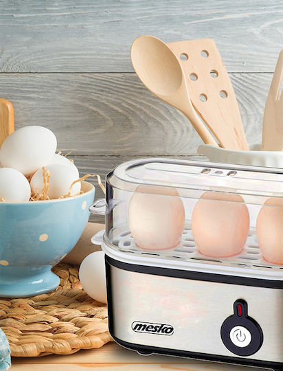 Mesko MS-4485 Egg Cooker 3 Egg Capacity 350W Silver