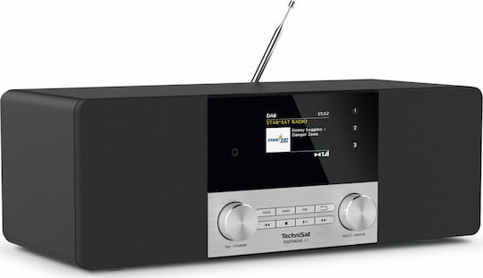 Technisat DigitRadio 4 C Επιτραπέζιο Ραδιόφωνο Ρεύματος DAB+ με Bluetooth Μαύρο
