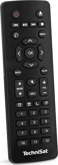 Technisat MultyRadio 4.0 Επιτραπέζιο Ραδιόφωνο Ρεύματος DAB+ με Bluetooth και USB Μαύρο