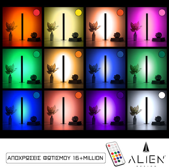GloboStar Alien Diva Dekorative Lampe Bar Schwarz