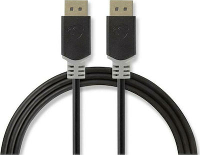 Nedis Cable DisplayPort male - DisplayPort male 2m Black (CCBW37014AT20)