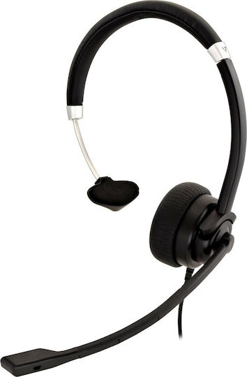 V7 HU411 On Ear Multimedia Headphone with Microphone USB-A