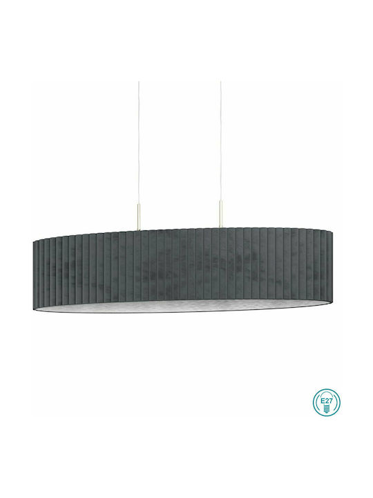 Eglo Tamaresco Pendant Light Silver Rail with Socket E27 102x30x150cm