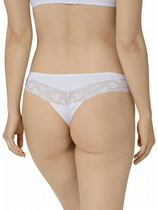 Triumph Lovely Micro Women's String with Lace Lilac