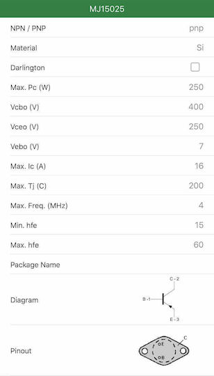 MJ15025 Transistor